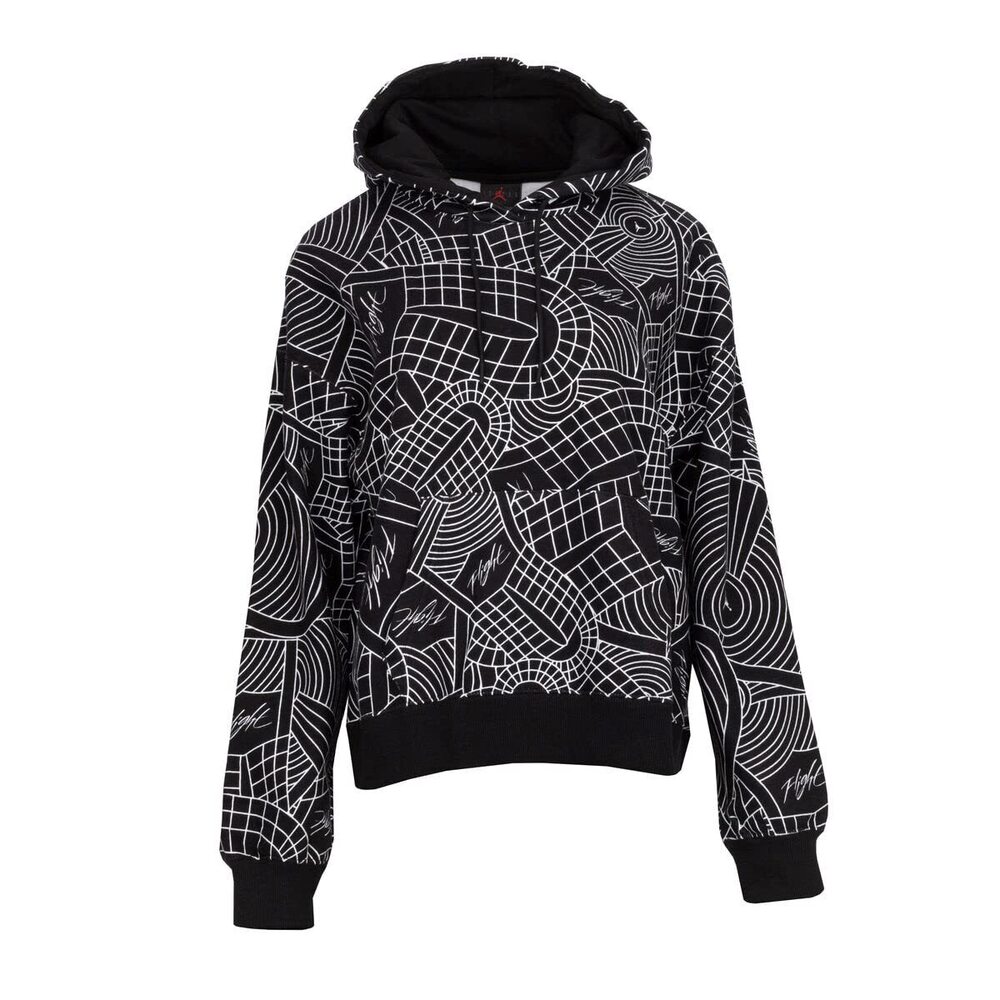 Jordan Girls Brooklyn Fleece AOP Pullover XL Big Kid